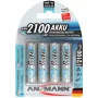 1x4 Ansmann maxE NiMH oplaadbare batterij Mignon AA 2100 mAh 5035052