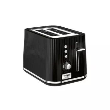 Broodrooster Tefal Loft 2S TT761838 — 2 sneetjes, 7 bruiningsstanden, ontdooien/opwarmen, uitneembare kruimellade, zwart