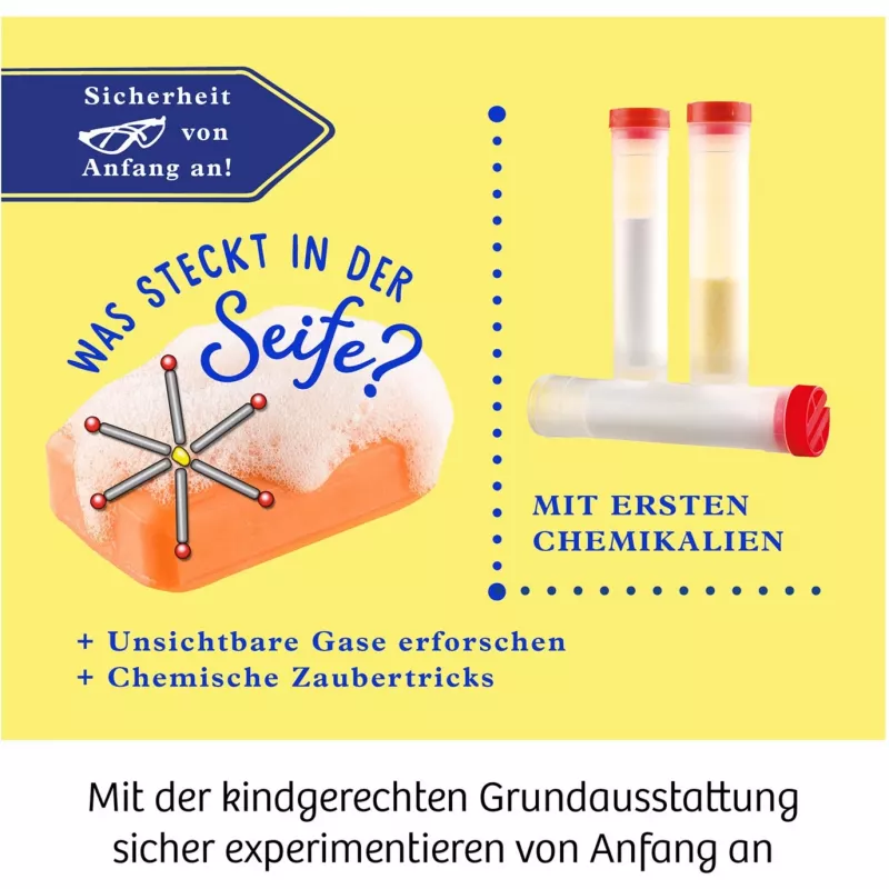 Kosmos Chemie labor C 500, experimenteerset, chemie, 9 jaar, meerkleurig