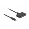 DeLOCK 63803 USB Type-C naar 22-pins SATA 6 Gb/s converter, 2,5 inch, USB 3.2 Gen 2, 0,5 m, zwart