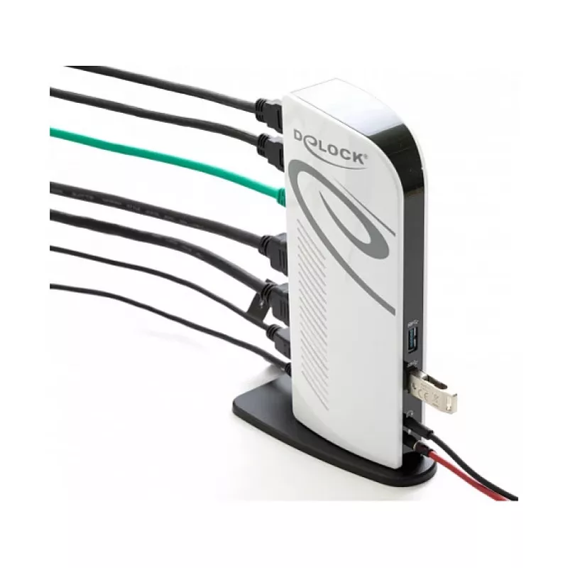 USB-dockingstation DeLOCK 87771 dual HDMI Full-HD USB 3.2 LAN audio