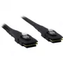 Inter-Tech - Interne SAS-kabel - Serial ATA 150/300/600 - 36 PIN 4iMini MultiLane naar 36 PIN 4iMini MultiLane - 50 cm - vergrendeld - zwart