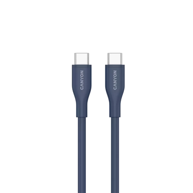 CANYON kabel CC60SC10 C-C 60W 1m siliconen donkerblauw