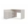 Hoekbureaublad e shop DANY Kaszmir beige — hoekwerkplek, compacte indeling