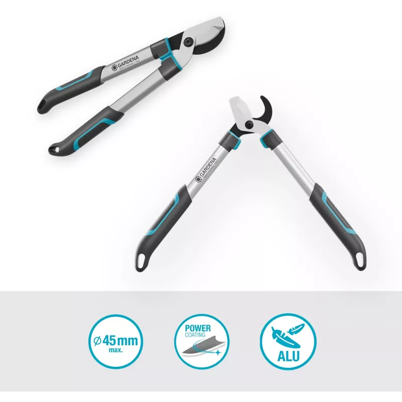Gardena takkenschaar EasyCut S grijs/turkoois 50 cm (12030-88)