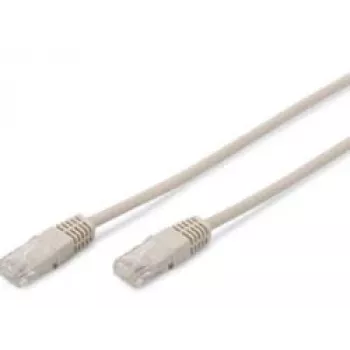 Netwerkkabel Digitus CAT 5e U/UTP patchkabel RJ-45 Cat5e 1,5 m grijs