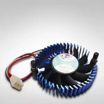 Inter-Tech V-31G chipsenkoeler 5 cm zwart - blauw (88885142)