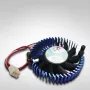 Inter-Tech V-31G chipsenkoeler 5 cm zwart - blauw (88885142)