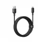 USB-oplaadkabel Baseus Silky Series 2,4 A, 2 m — USB-stroom- en oplaadkabel