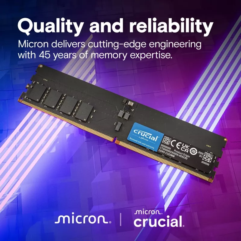 Geheugen DDR5 16GB/6400 CL52 CUDIMM