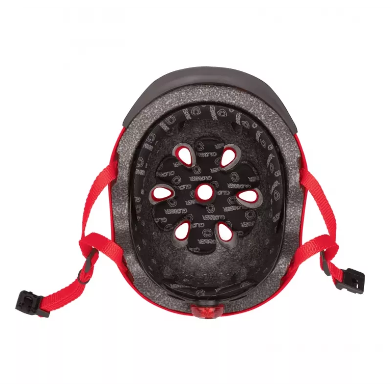 Veiligheidshelm GLOBBER Elite Lights XS/S 48–53 cm rood
