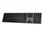 Draadloos toetsenbord Matias FK418BTLB-UK — aluminium, verlicht, Space Gray