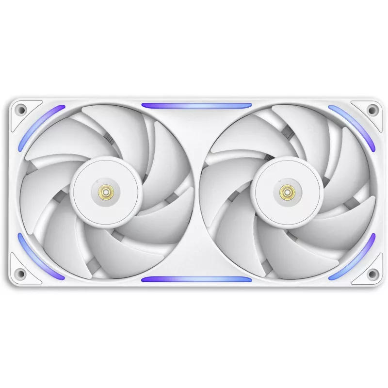 NZXT F280X RF-U28PN-W1 RGB 280 mm behuizingsventilator, 140 mm, 2400 rpm, 41 dB, wit