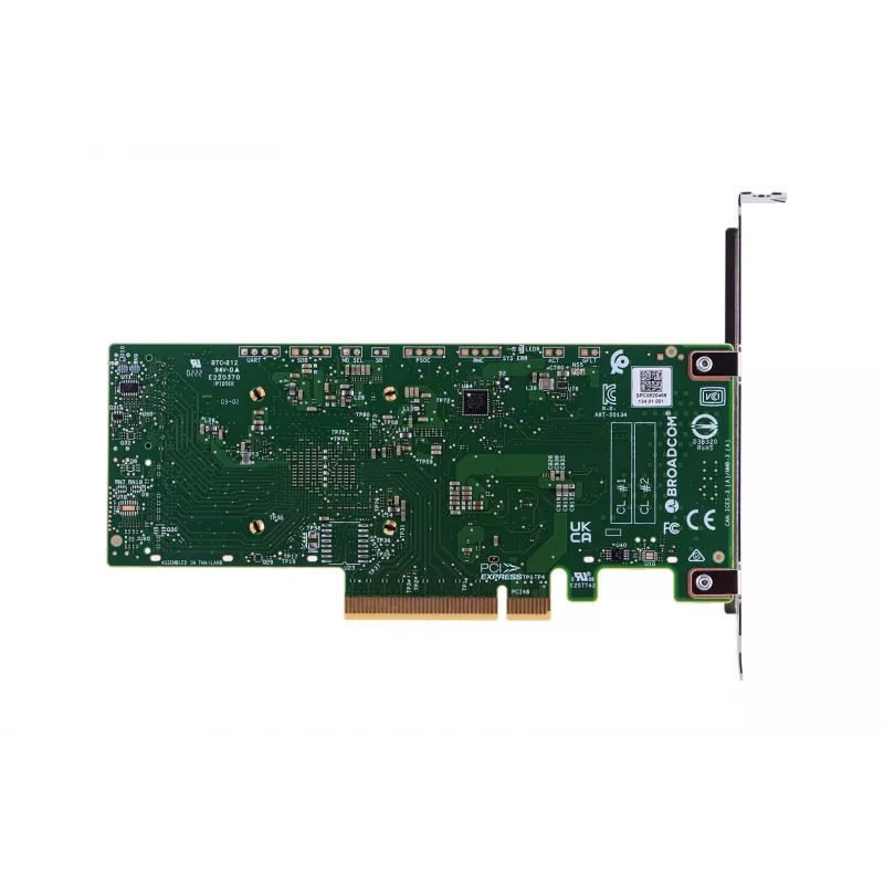 Interne HBA-adapter Broadcom 9500-8i — PCIe SAS/SATA 12 Gbit/s, NVMe, full-height/low-profile