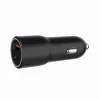 Auto-oplader voor mobiele apparaten Gembird TA-UC-AC2PDQC38-CAR-01, USB-C, 38 W, 12–24 V, zwart
