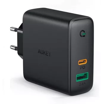 Wandlader 2xUSB Power Delivery (1xUSB A+1xUSB C) 5.4A 30W Dynamic Detect PA-D1