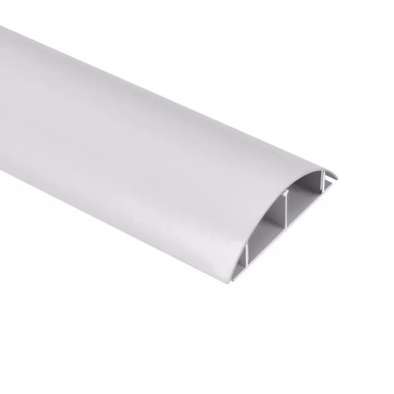Aluminium kabelgoot MACLEAN MC-814 S, zilver – opbouw kabelgoot
