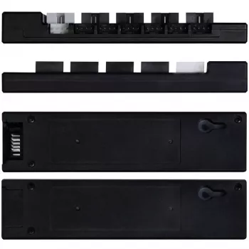 USB- en PWM-hub Lian Li EDGE HUB EG-HUB01B — 4× USB, 6× PWM-ventilatoraansluitingen