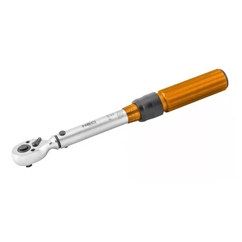 Neo Tools 1/4 bidirectionele momentsleutel, 5-25NM, set van 21 stuks