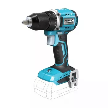 Accu-schroevendraaier-slagmoersleutel Dedra DED7143 compact betrouwbaar design