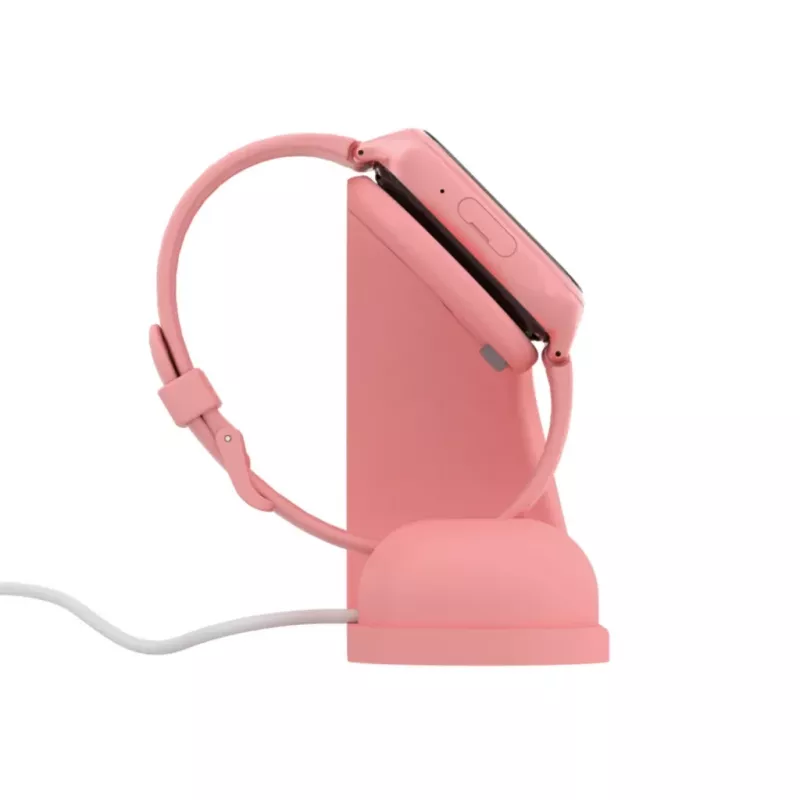 Oplaadstation Stelio ST-CHS01-PK Junior roze – USB-laaddock voor telefoons en tablets, enkele poort, compact