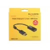DeLOCK - video-/audioadapter - DisplayPort / HDMI - DisplayPort (M) - HDMI, 19-polig (W) - 20 cm - (DisplayPort 1.2) - zwart (62609)