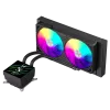 Gamemax CPU-vloeistofkoeler | GLACIER 240 LCD BK | Intel, AMD
