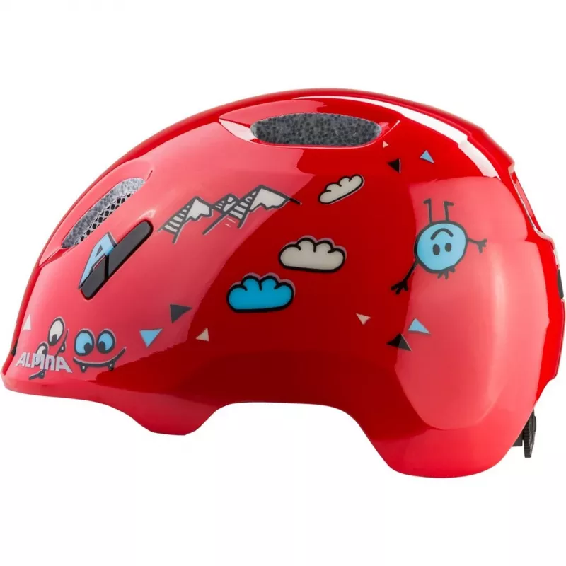 Fietshelm ALPINA XIMO 2 RED SMILE GLOSS 49-54