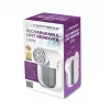 Pluizenrazer ESPERANZA ECS010 compacte elektrische pluizenverwijderaar, 6 messen, RVS, kop Ø5,3 cm, oplaadbaar 485 mAh, 60 min looptijd, wit