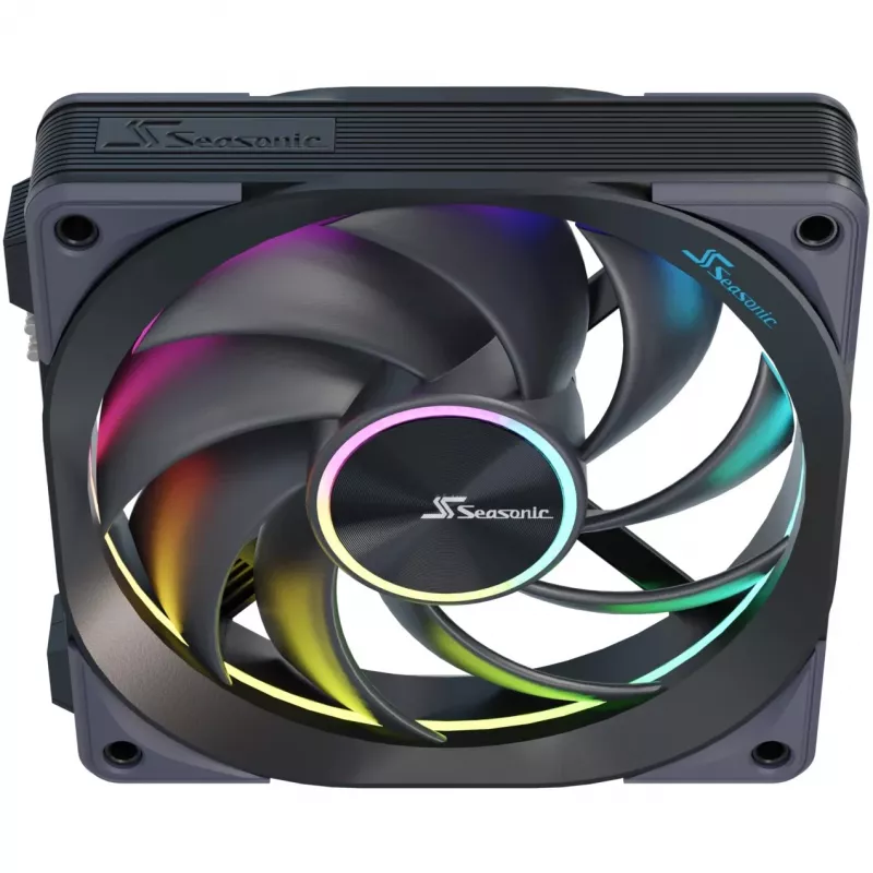 Fan Seasonic MagFlow ARGB 12 cm 2000 RPM zwart