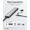 Goobay Slim 4-poorts USB-hub USB-C naar/USB-A 5 Gbit/s - stekker USB 3.2 (76563)