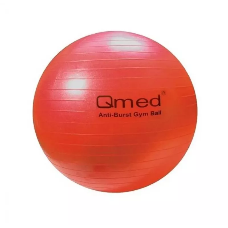 Revalidatie-trainingsbal MDH DRQM3A0MA002P 55 cm, rood, ABS, opblaasbaar, met pomp, max. belasting 150 kg