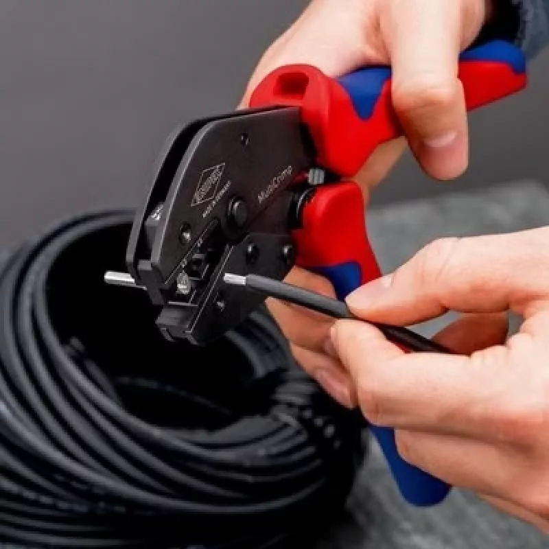 Krimpgereedschap Knipex 97 33 03 MultiCrimp voor PV-stekkerverbinders MC4 en MC4 EVO2