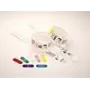 Zebra clips voor gebruik met QuickClip-armbanden rood