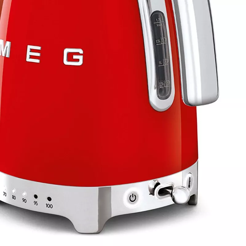 Waterkoker Smeg 1,7L 2400W rood