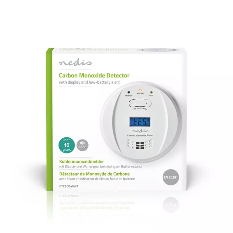 Nedis DTCTCO40WT gasdetector koolmonoxide (CO)