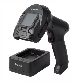 inateck barcodescanner Pro8 zwart met dataoverdrachtstation