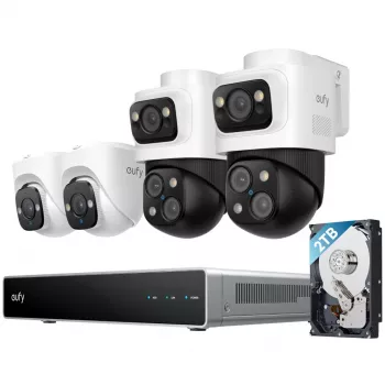 EUFY NVR beveiligingssysteem S4 bullet-PTZ+ turret camera (E8E00325)