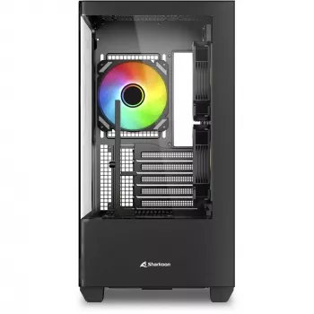 PC-behuizing Sharkoon Elite Shark CM100 tower Micro-ATX, zonder voeding, zwart