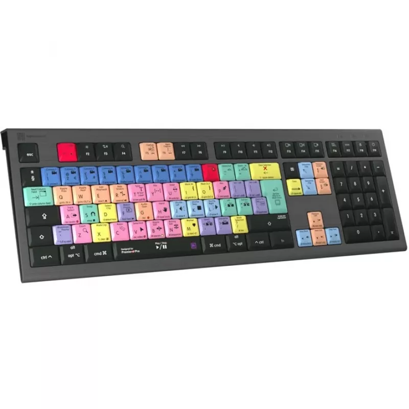 Logickeyboard LKB-PPROCC-A2M-UK toetsenbord USB QWERTY Engels Zwart (LKB-PPROCC-A2M-UK)