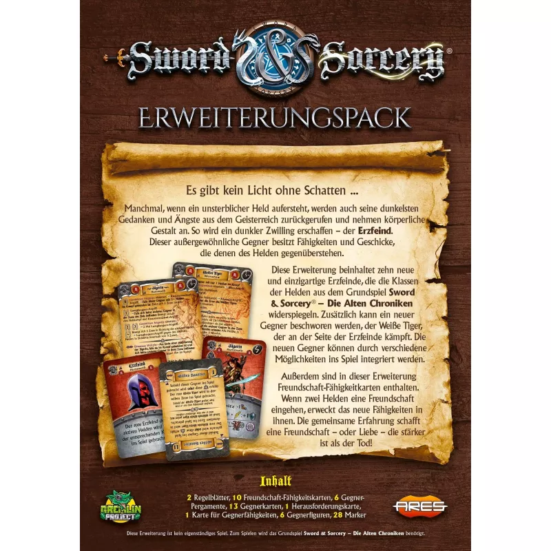 Sword & Sorcery: The Ancient Chronicles – Erzfeinde, bordspeluitbreiding