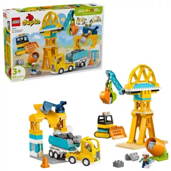 LEGO DUPLO 10476 3-in-1 Bouwplaats en voertuigen