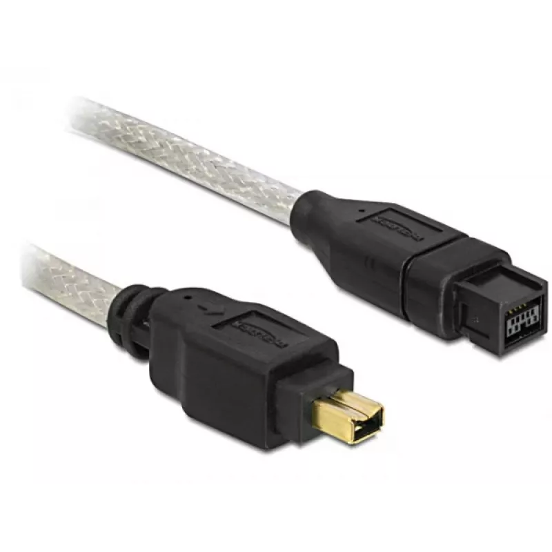 FireWire A/B-kabel DeLOCK 82588 1,0 m grijs