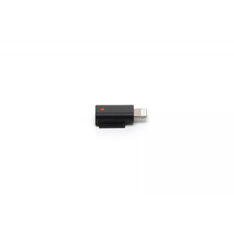 Audio-adapter DJI Mic 3 mobiele telefoonadapter (Lightning) — Lightning-aansluiting, zwart, voor Apple mobiele apparaten