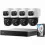 NVR-beveiligingsrecorder Eufy S4 Max — 8-kanaals, 4K (3840×2160), HDD 2 TB (tot 16 TB), zwart/grijs/wit