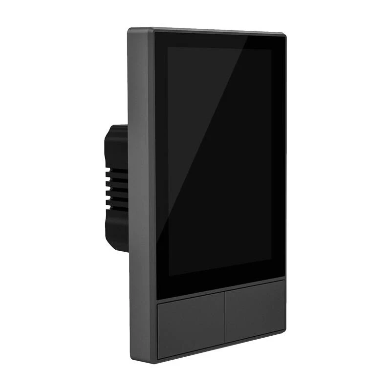 Wandgemonteerd intelligent Wi-Fi-bedieningspaneel Sonoff NSPanel zwart 120 mm