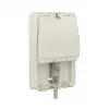 Opbouw- en verdeeldoos DELOCK 86262, wit, 82×120×31 mm