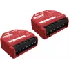 Slimme schakelaar Shelly SHELLY_1PM_GEN3_2ER — draadloos 110–240V, 1,2W verbruik, max. 240V, kunststof behuizing, 42×16×37 mm, 2 stuks