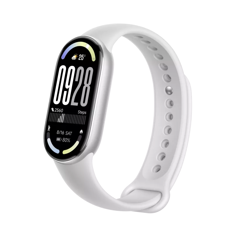 Smartwatch Xiaomi SmartBand 10 zilver AMOLED BT