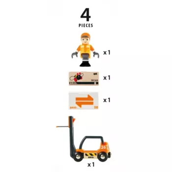 Speelgoedvoertuig- en railsaccessoireset Ravensburger BRIO 33573 — 4-delig, meerkleurig, aanbevolen leeftijd vanaf 0,3 jaar